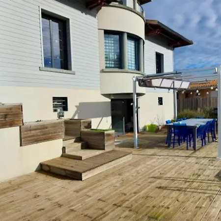 Villa Elegante A Avec Piscine Privee Biscarrosse